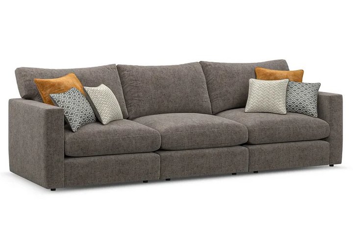 Lot 51  
            Marchington SR10 - Delivery or Collection 

                
OAK FURNITURELAND MALVERN 3 SEATER SOFA TO INCLUDE FOOTSTOOL IN BROWN FABRIC - OR...