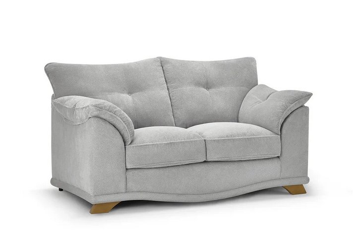 Lot 52  
            Marchington SR10 - Delivery or Collection 

                
OAK FURNITURELAND RAVELLO 2 SEATER SOFA IN AERO SILVER - ORIGINAL RRP £1199: LOCA...