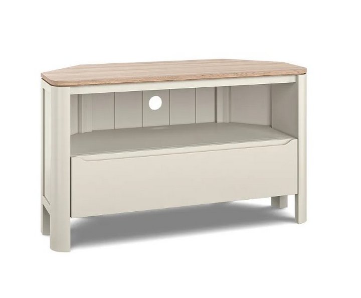 Lot 64  
            Marchington SR10 - Delivery or Collection 

                
OAK FURNITURELAND OTTO SMOKED OAK FINISH AND CASHMERE PAINTED CORNER UNIT - ORIGI...