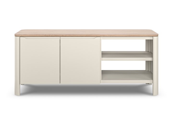 Lot 65  
            Marchington SR10 - Delivery or Collection 

                
OAK FURNITURELAND OTTO SMOKED OAK FINISH AND CASHMERE PAINTED LARGE UNIT - ORIGIN...