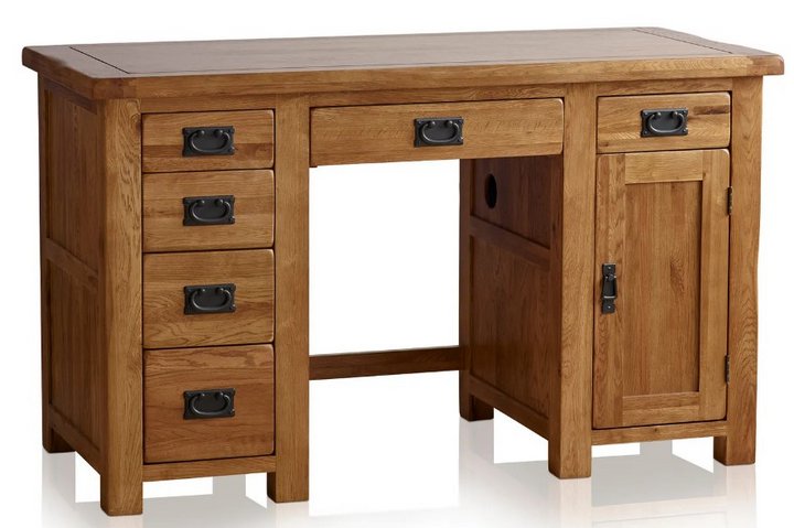 Lot 75  
            Marchington SR10 - Delivery or Collection 

                
OAK FURNITURELAND ORIGINAL RUSTIC SOLID OAK COMPUTER DESK - ORIGINAL RRP £649.99:...