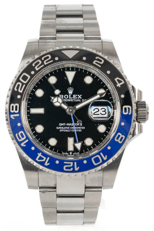 Lot 2  
            Nottingham Luxury Room - Delivery Only 

                
Rolex GMT-Master II "Batman" Automatic Watch. Please see full description below, ...