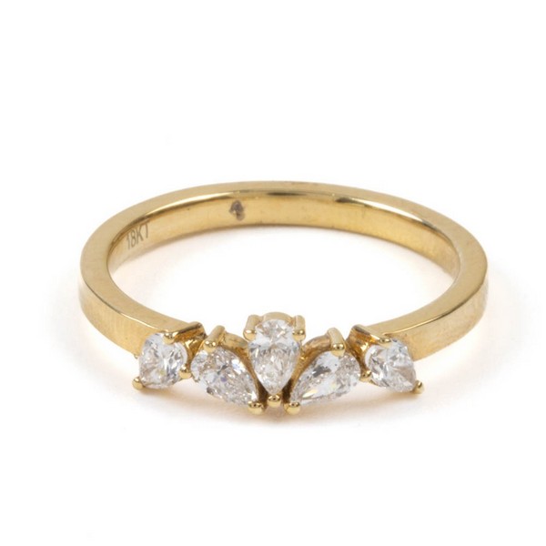 Lot 20  
            Nottingham Luxury Room - Delivery Only 

                
18K Yellow 0.48ct Diamond Eternity Ring, Size  O½, 3.4g.  Auction Guide: £300-£400