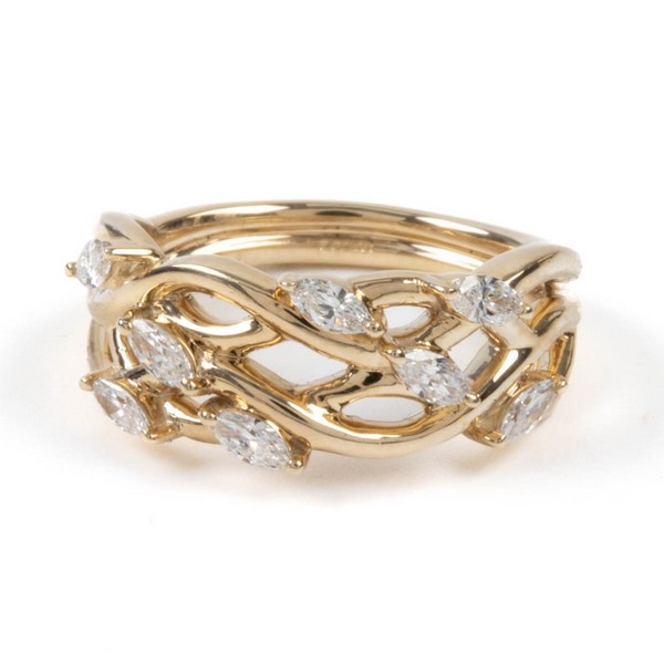 Lot 22  
            Nottingham Luxury Room - Delivery Only 

                
9ct Yellow Gold 0.48ct Laboratory Grown Diamond Eight Stone Fancy Band Ring, Size...
