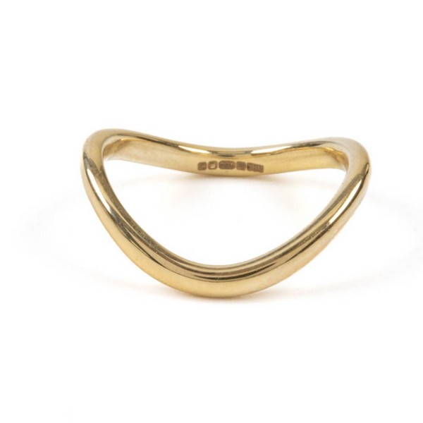 Lot 43  
            Nottingham Luxury Room - Delivery Only 

                
18ct Yellow Gold Wave Band Ring, Size L, 2.8g.  Auction Guide: £150-£200