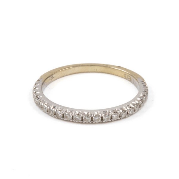 Lot 48  
            Nottingham Luxury Room - Delivery Only 

                
18K White 0.15ct Diamond Half Eternity Ring, Size J, 1.4g