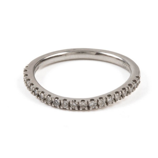 Lot 56  
            Nottingham Luxury Room - Delivery Only 

                
Platinum 950 0.30ct Laboratory Grown Diamond Wave Ring, Size L, 3g