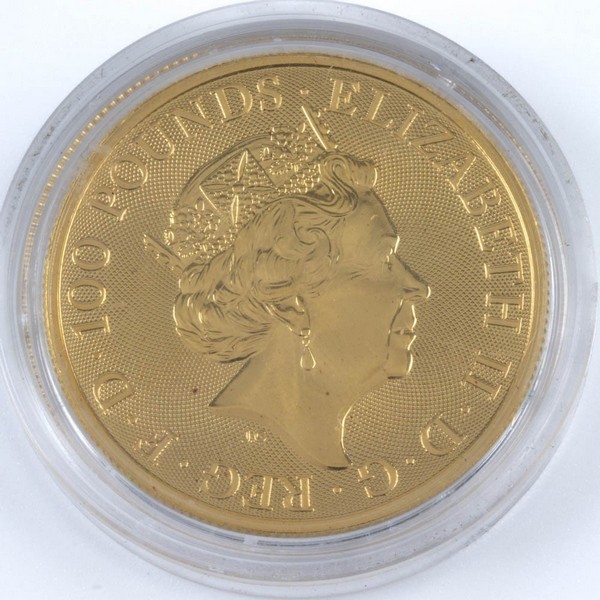 Lot 5  
            Nottingham Luxury Room - Delivery Only 

                
24ct Gold 2022 'Lion of England' Queen Elizabeth II One Ounce Coin.  Auction Guid...