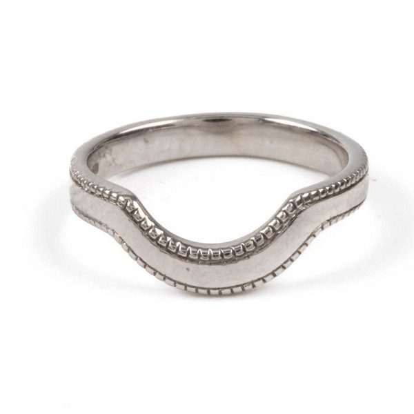 Lot 76  
            Nottingham Luxury Room - Delivery Only 

                
9ct White Gold Wave Band Ring, Size I, 2.3g