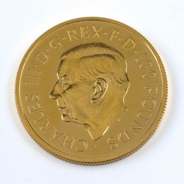 Lot 8  
            Nottingham Luxury Room - Delivery Only 

                
24ct Gold 2024 'Seymour Unicorn' King Charles III One Ounce Coin.  Auction Guide:...