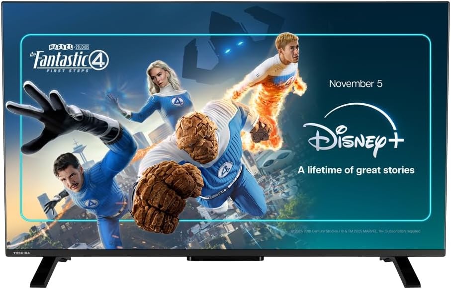 Lot 65  
            Chesterfield Tech - Collection or Optional Delivery Available 

                
TOSHIBA FULL HD SMART VIDAA 40" TV (ORIGINAL RRP - £199): MODEL NO LV2553DB (WITH...