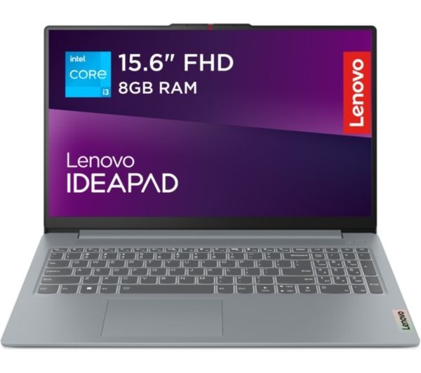 Lot 155  
            Chesterfield Tech - Parcel Delivery Only 

                
LENOVO IDEAPAD SLIM 3 128GB LAPTOP (ORIGINAL RRP - £399) IN GREY. (WITH BOX (WG26...