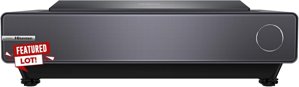 Lot 169  
            Chesterfield Tech - Parcel Delivery Only 

                
HISENSE PX SERIES 90''-130'' LASER CINEMA PROJECTOR (ORIGINAL RRP - £2499): MODEL...