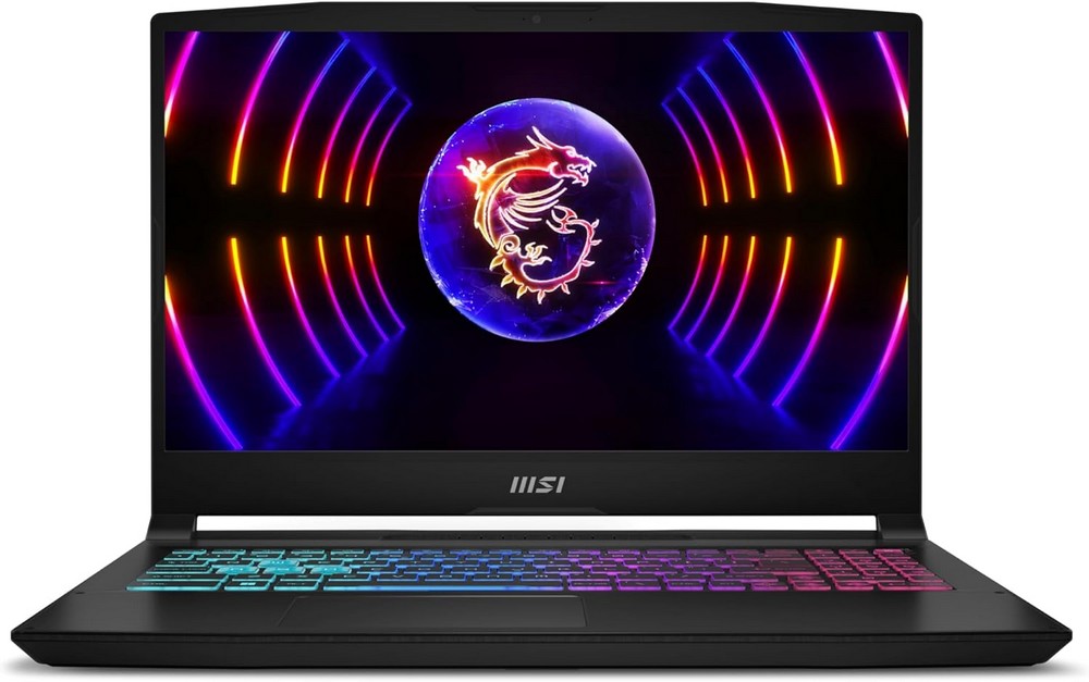 Lot 186  
            Chesterfield Tech - Parcel Delivery Only 

                
MSI KATANA 15 GAMING LAPTOP 1TB LAPTOP (ORIGINAL RRP - £1300) IN BLACK: MODEL NO ...