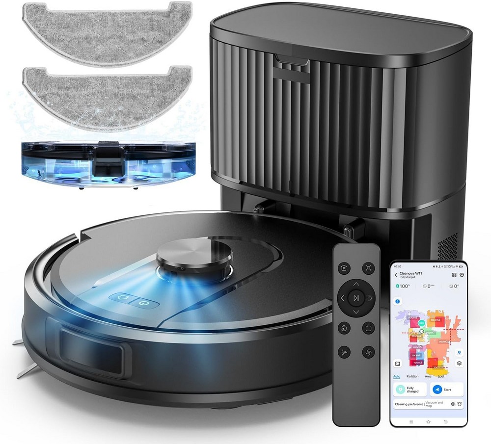 Lot 194  
            Chesterfield Tech - Parcel Delivery Only 

                
CLEANOVA W11 ROBOT HOOVER (ORIGINAL RRP - £299). (WITH BOX) [JPTC88661]