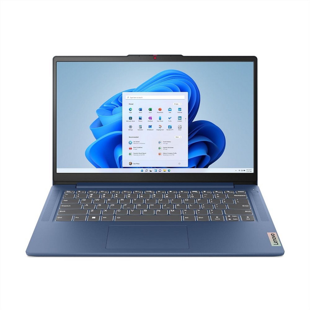 Lot 222  
            Chesterfield Tech - Parcel Delivery Only 

                
LENOVO IDEA PAD SLIM 3 128 GB LAPTOP (ORIGINAL RRP - £319.99) IN BLUE. (WITH CHAR...