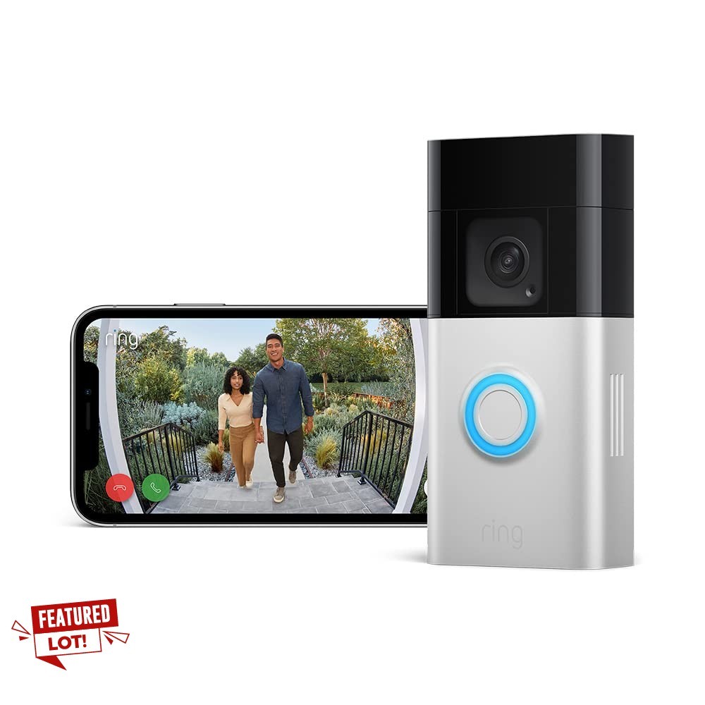 Lot 25  
            Chesterfield Tech - Parcel Delivery Only 

                
RING BATTERY VIDEO DOORBELL PLUS WITH CHIME SECURITY ACCESSORIES (ORIGINAL RRP - ...