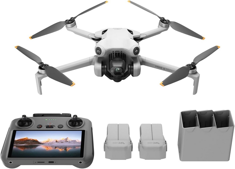 Lot 294  
            Chesterfield Tech - Parcel Delivery Only 

                
DJI MINI 4 PRO FLY MORE COMBO DRONE (ORIGINAL RRP - £979) IN GREY. (WITH BOX) [JP...