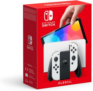 Lot 322  
            Chesterfield Tech - Parcel Delivery Only 

                
NINTENDO SWITCH (OLED) GAMES CONSOLE (ORIGINAL RRP - £276.25) IN WHITE. (WITH BOX...