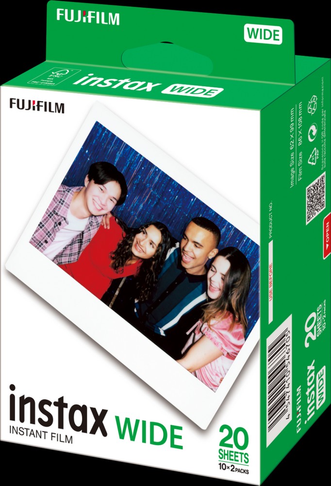 Lot 43  
            Chesterfield Tech - Parcel Delivery Only 

                
FUJIFILM INSTAX WIDE 20 SHEETS INSTANT FILM (ORIGINAL RRP - £170). (WITH BOX). (S...
