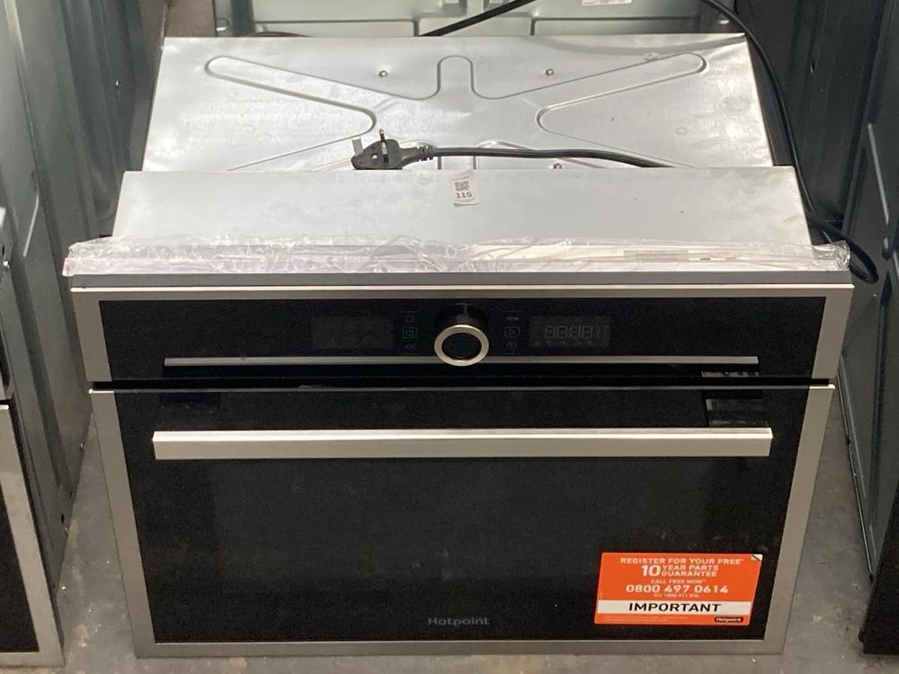Lot 115  
            Chesterfield SR39 - Collection or Optional Delivery Available 

                
HOTPOINT BUILT IN SINGLE ELECTRIC OVEN IN BLACK MODEL: HMW47HMXUK ORIGINAL RRP- £...