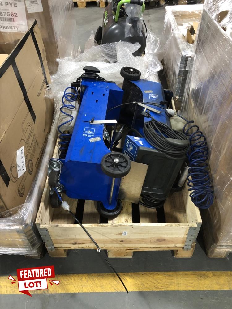 Lot 214  
            Chesterfield SR39 - Collection or Optional Delivery Available 

                
2 X ATE BRAKE BLEEDING UNIT MODEL: KFB30SR TOTAL ORIGINAL RRP- £2,410 (LOCATION: ...