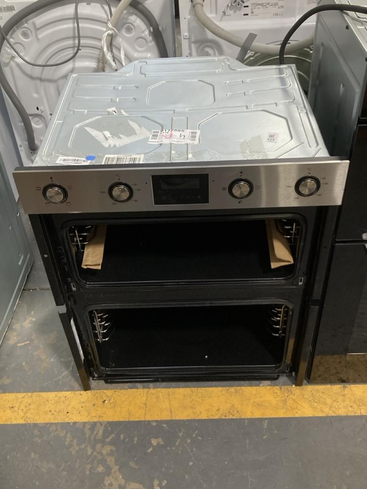 Lot 223  
            Chesterfield SR39 - Collection or Optional Delivery Available 

                
HISENSE BUILT IN DOUBLE ELECTRIC OVEN IN STAINLESS STEEL MODEL: BID79222CXUK ORIG...