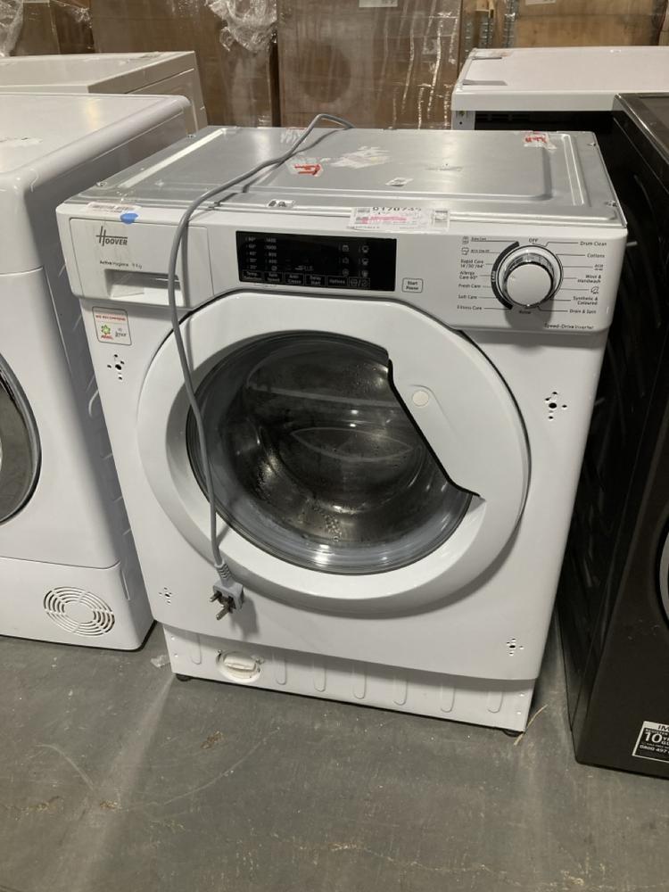 Lot 242  
            Chesterfield SR39 - Collection or Optional Delivery Available 

                
HOOVER ACTIVE HYGIENE 9KG WASHING MACHINE IN WHITE MODEL: HBW49TAMEJ-80 ORIGINAL ...
