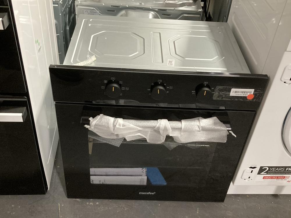 Lot 248  
            Chesterfield SR39 - Collection or Optional Delivery Available 

                
COMFEE BUILT IN ELECTRIC SINGLE OVEN IN BLACK MODEL: CBO60M80M1BK ORIGINAL RRP- £...
