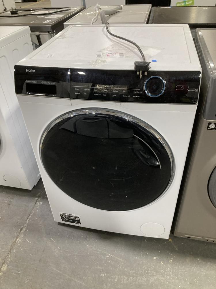 Lot 260  
            Chesterfield SR39 - Collection or Optional Delivery Available 

                
HAIER DIRECT MOTION WASHER DRYER IN WHITE MODEL: HWD120B14979 ORIGINAL RRP- £359 ...