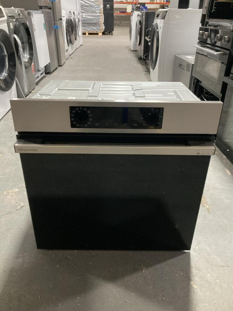 Lot 270  
            Chesterfield SR39 - Collection or Optional Delivery Available 

                
HISENSE BUILT IN SINGLE ELECTRIC OVEN IN STAINLESS STEEL MODEL: BI626PXUPUK ORIGI...