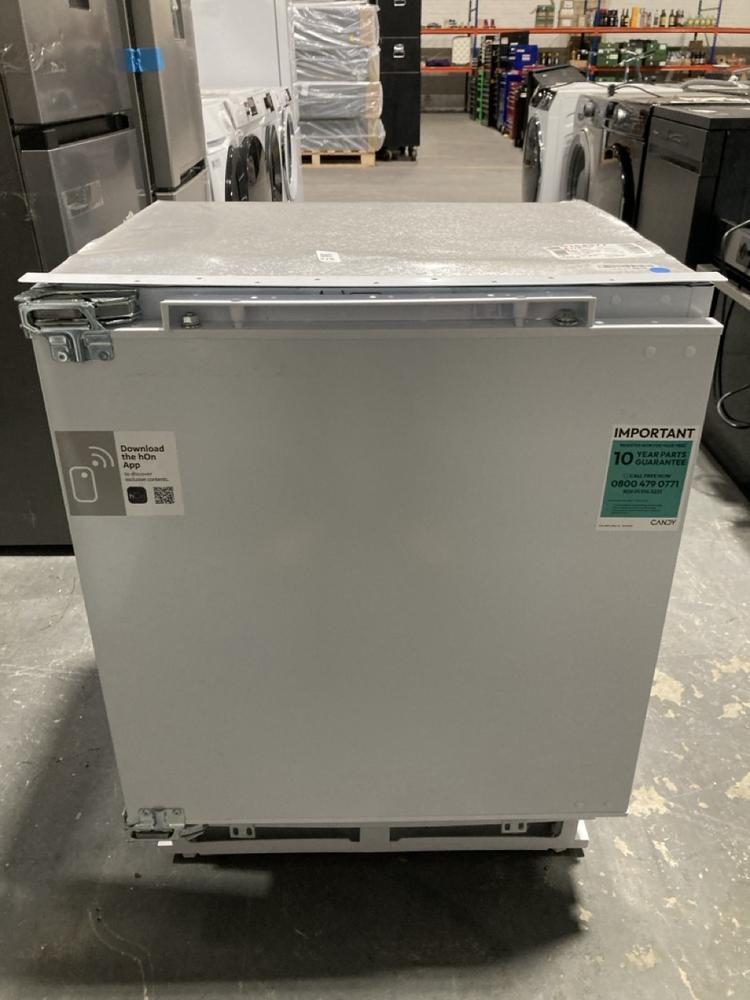 Lot 275  
            Chesterfield SR39 - Collection or Optional Delivery Available 

                
CANDY FULLY INTEGRATED DISHWASHER IN WHITE MODEL: CUS68EWK ORIGINAL RRP- £249 (LO...