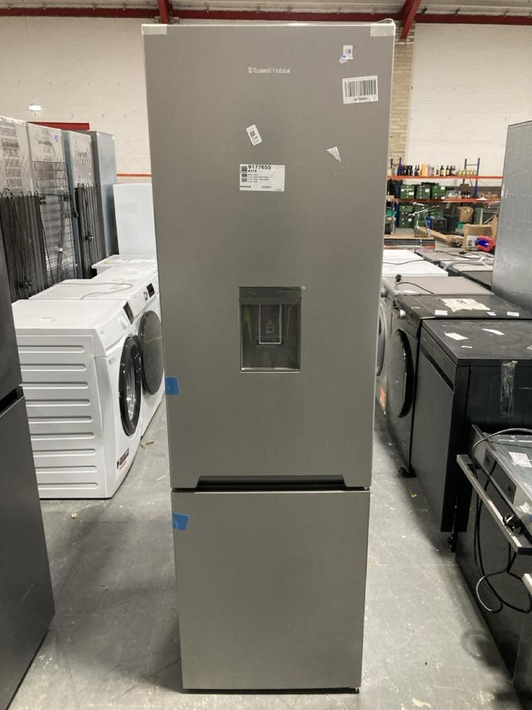 Lot 277  
            Chesterfield SR39 - Collection or Optional Delivery Available 

                
RUSSELL HOBBS FREESTANDING FRIDGE FREEZER IN SILVER MODEL: RH180FFFF551E1SWD ORIG...