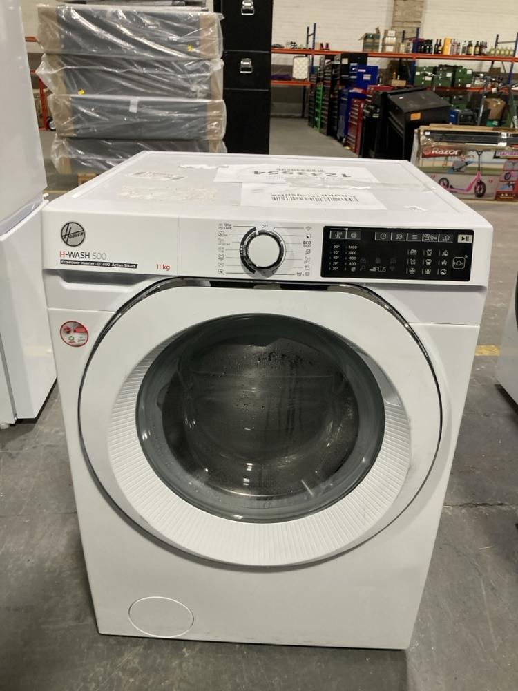 Lot 281  
            Chesterfield SR39 - Collection or Optional Delivery Available 

                
HOOVER H-WASH 500 ECO-POWER INVERTER 1400RPM 11KG WASHING MACHINE IN WHITE MODEL:...