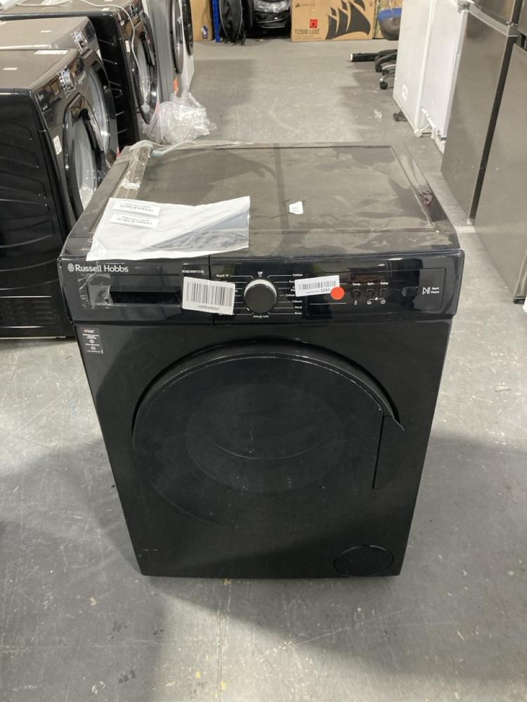 Lot 288  
            Chesterfield SR39 - Collection or Optional Delivery Available 

                
RUSSELL HOBBS WASHING MACHINE IN BLACK MODEL: RH814W111B ORIGINAL RRP- £299 (LOCA...