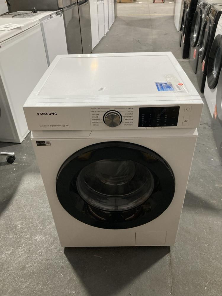 Lot 294  
            Chesterfield SR39 - Collection or Optional Delivery Available 

                
SAMSUNG ECOBUBBLE DIGITAL INVERTER 11KG WASHING MACHINE IN WHITE MODEL: WW11BBA04...