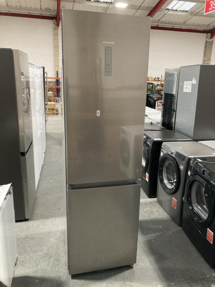 Lot 298  
            Chesterfield SR39 - Collection or Optional Delivery Available 

                
KENWOOD FREESTANDING FRIDGE FREEZER IN SILVER MODEL: K2NFMXA23 ORIGINAL RRP- £729...