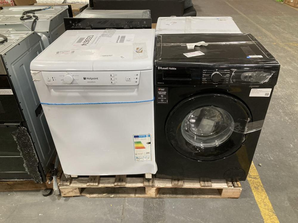 Lot 318  
            Chesterfield SR39 - Collection or Optional Delivery Available 

                
PALLET OF ASSORTED BROKEN WHITE GOODS TO INCLUDE HOTPOINT AQUARIUS DISHWASHER IN ...