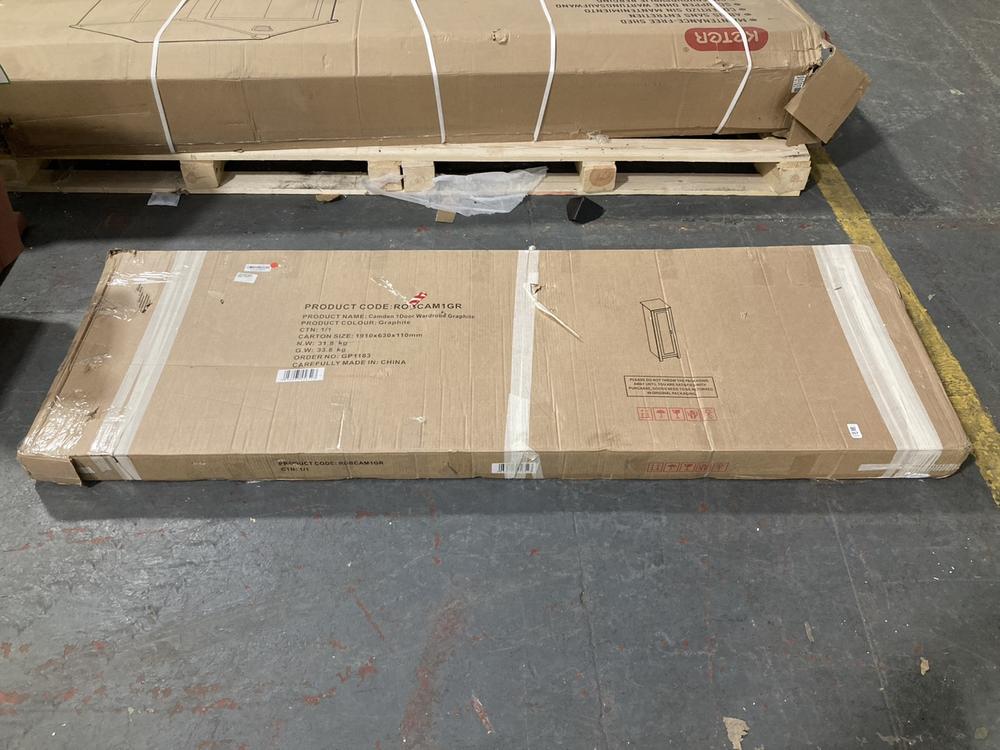 Lot 357  
            Chesterfield SR39 - Collection or Optional Delivery Available 

                
CAMDEN 1 DOOR WARDROBE IN GRAPHITE (LOCATION: B7)