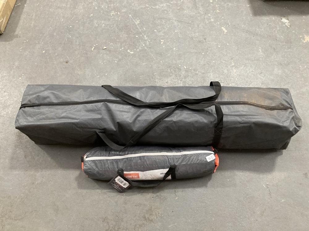 Lot 405  
            Chesterfield SR39 - Collection or Optional Delivery Available 

                
1 PERSON DOME TENT IN BLACK TO INCLUDE VOUNOT GAZEBO IN GREY (LOCATION: B RACKING)