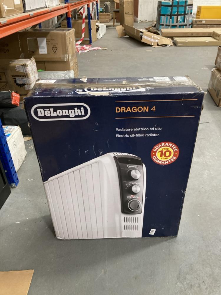 Lot 418  
            Chesterfield SR39 - Collection or Optional Delivery Available 

                
DELONGHI DRAGON 4 ELECTRIC OIL FILLED RADIATOR ORIGINAL RRP- £190 (LOCATION: B RA...