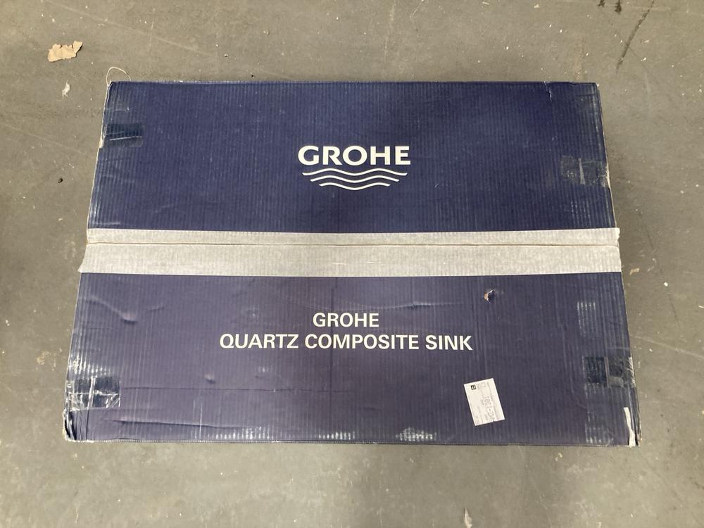 Lot 425  
            Chesterfield SR39 - Collection or Optional Delivery Available 

                
GROHE QUARTZ COMPOSITE SINK MODEL: K400 ORIGINAL RRP- £363 (LOCATION: B RACKING)