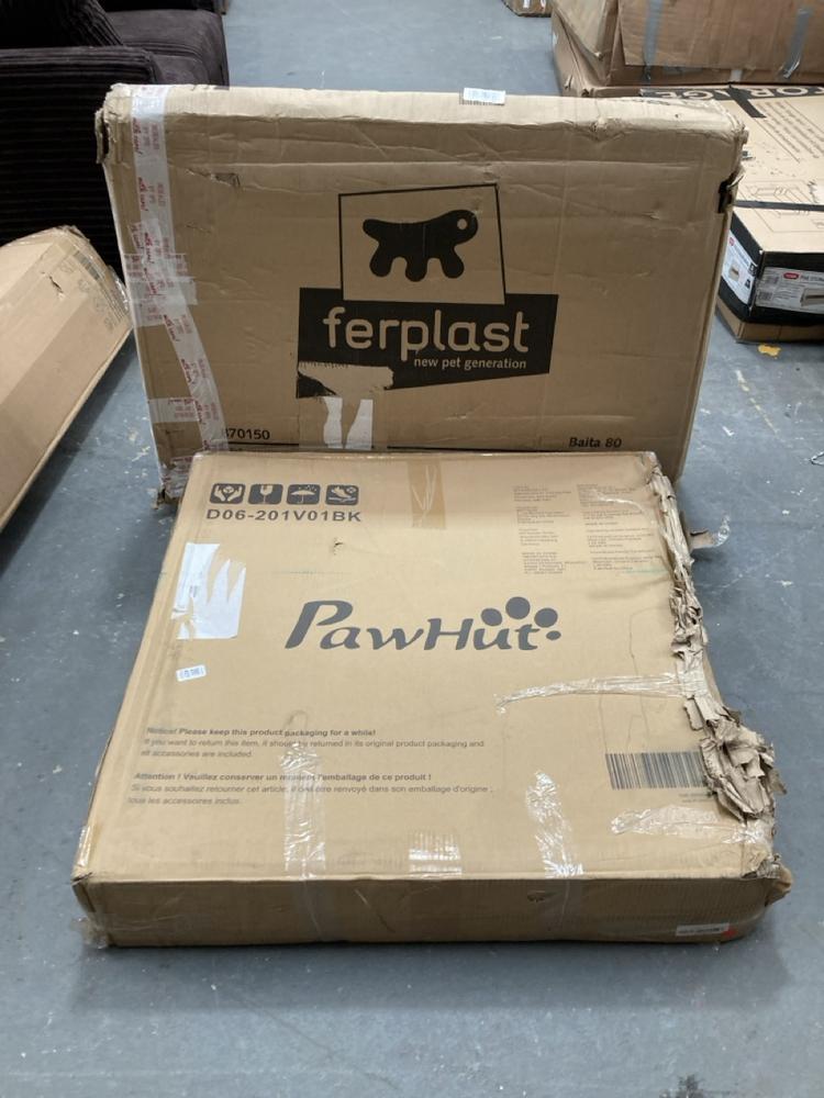 Lot 427  
            Chesterfield SR39 - Collection or Optional Delivery Available 

                
PAWHUT DOG GATE IN WHITE TO INCLUDE FERPLAST PET GATE (LOCATION: B RACKING)