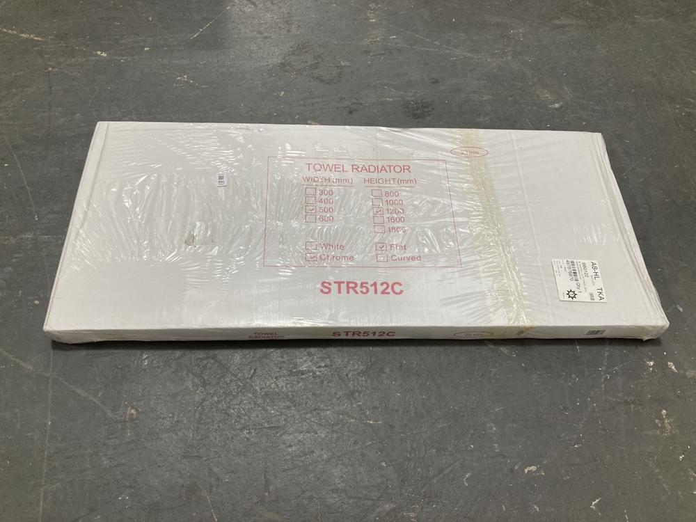Lot 441  
            Chesterfield SR39 - Collection or Optional Delivery Available 

                
500 X 1200MM FLAT TOWEL RACK IN CHROME MODEL: STR512C (LOCATION: B8)