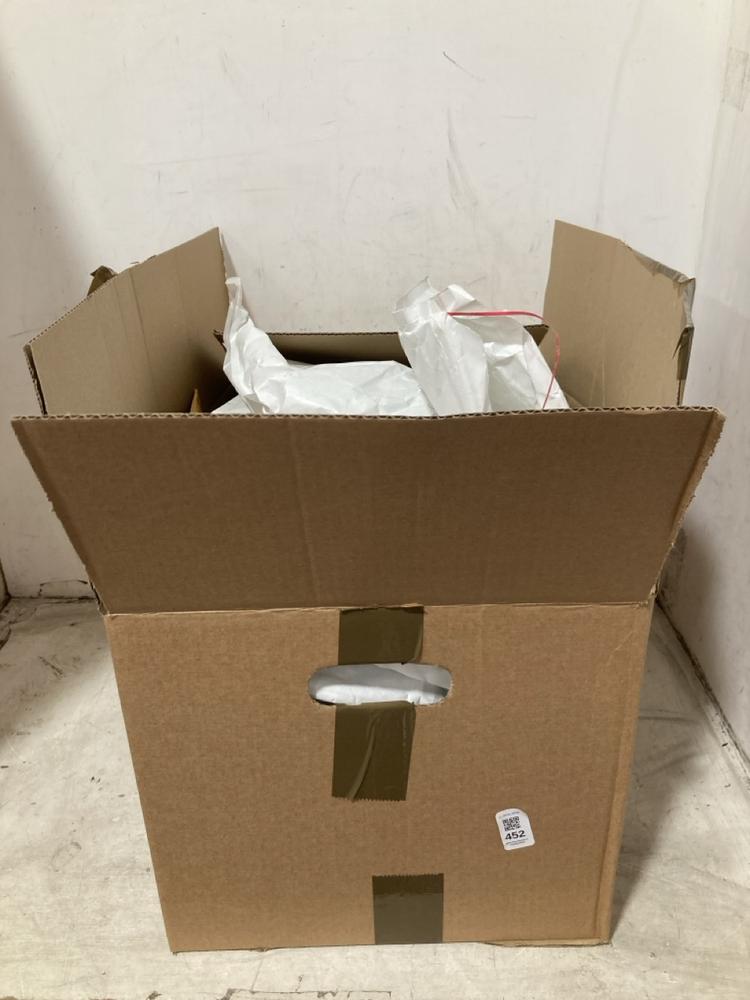 Lot 452  
            Chesterfield SR39 - Collection or Optional Delivery Available 

                
BOX OF ASSORTED ITEMS TO INCLUDE THORN APOLLO LPG TYPE THERMOCOUPLE (LOCATION: A ...