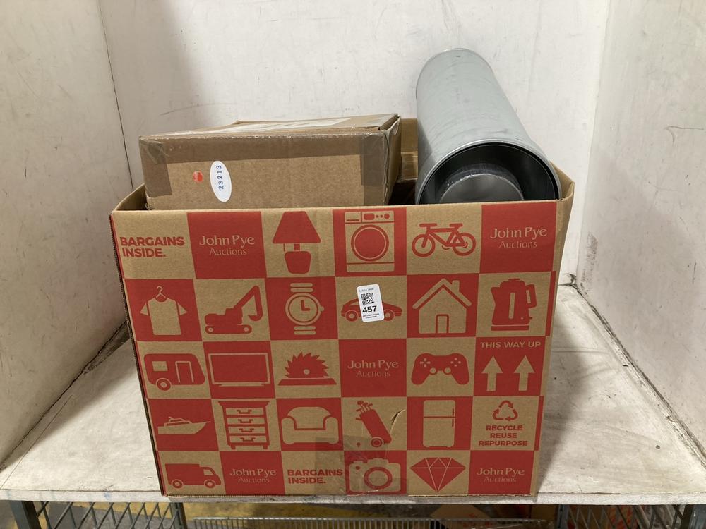 Lot 457  
            Chesterfield SR39 - Collection or Optional Delivery Available 

                
BOX OF ASSORTED BATHROOM ITEMS TO INCLUDE GROHE EUROSMART SHOWER (LOCATION: A RAC...