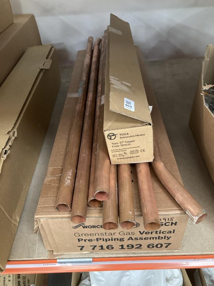 Lot 469  
            Chesterfield SR39 - Collection or Optional Delivery Available 

                
10 X ASSORTED ITEMS TO INCLUDE TESLA IMMERSION HEATER (LOCATION: A RACKING)