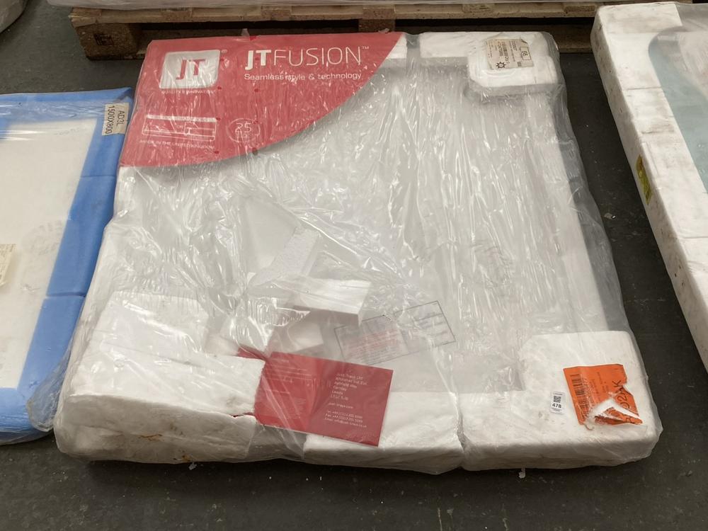 Lot 478  
            Chesterfield SR39 - Collection 

                
JT FUSION 1000 X 900MM SHOWER TRAY (COLLECTION ONLY) (LOCATION: A8)
