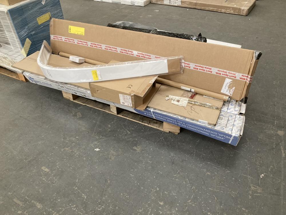 Lot 491  
            Chesterfield SR39 - Collection or Optional Delivery Available 

                
PALLET OF ASSORTED BATHROOM ITEMS TO INCLUDE PUSH BUTTON CISTERN (LOCATION: A8) (...