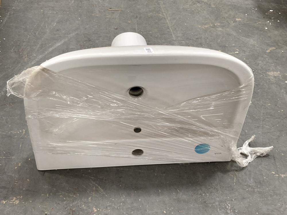 Lot 49  
            Chesterfield SR39 - Collection 

                
VITRA ROUND BASIN & PEDESTAL - ORIGINAL RRP £190 (LOCATION: B1)